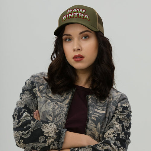 Raw Sintra Trucker Cap (Green-Sand) - Raw Sintra