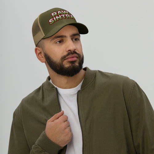 Raw Sintra Trucker Cap (Green-Sand) - Raw Sintra