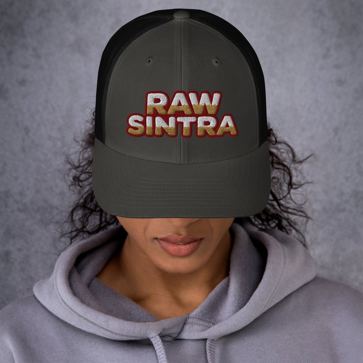 Raw Sintra Trucker Cap (Grey-Black) - Raw Sintra